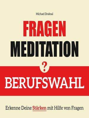 cover image of Fragenmeditation – BERUFSWAHL